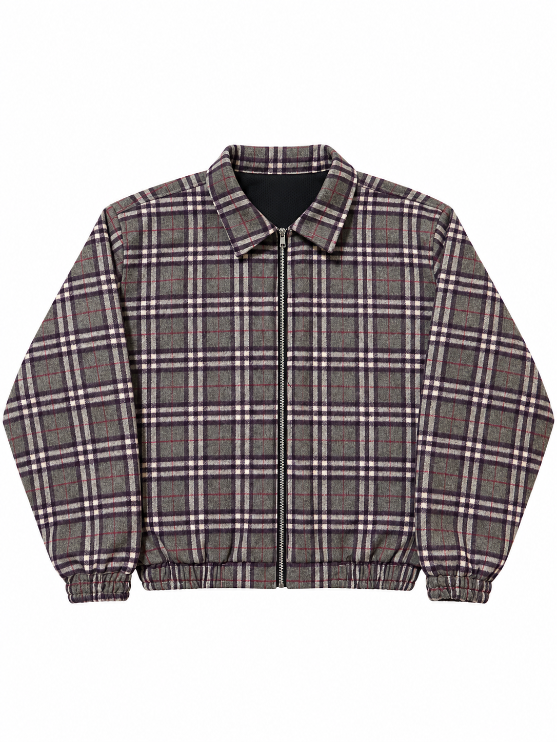 Plaid Wool Jacket